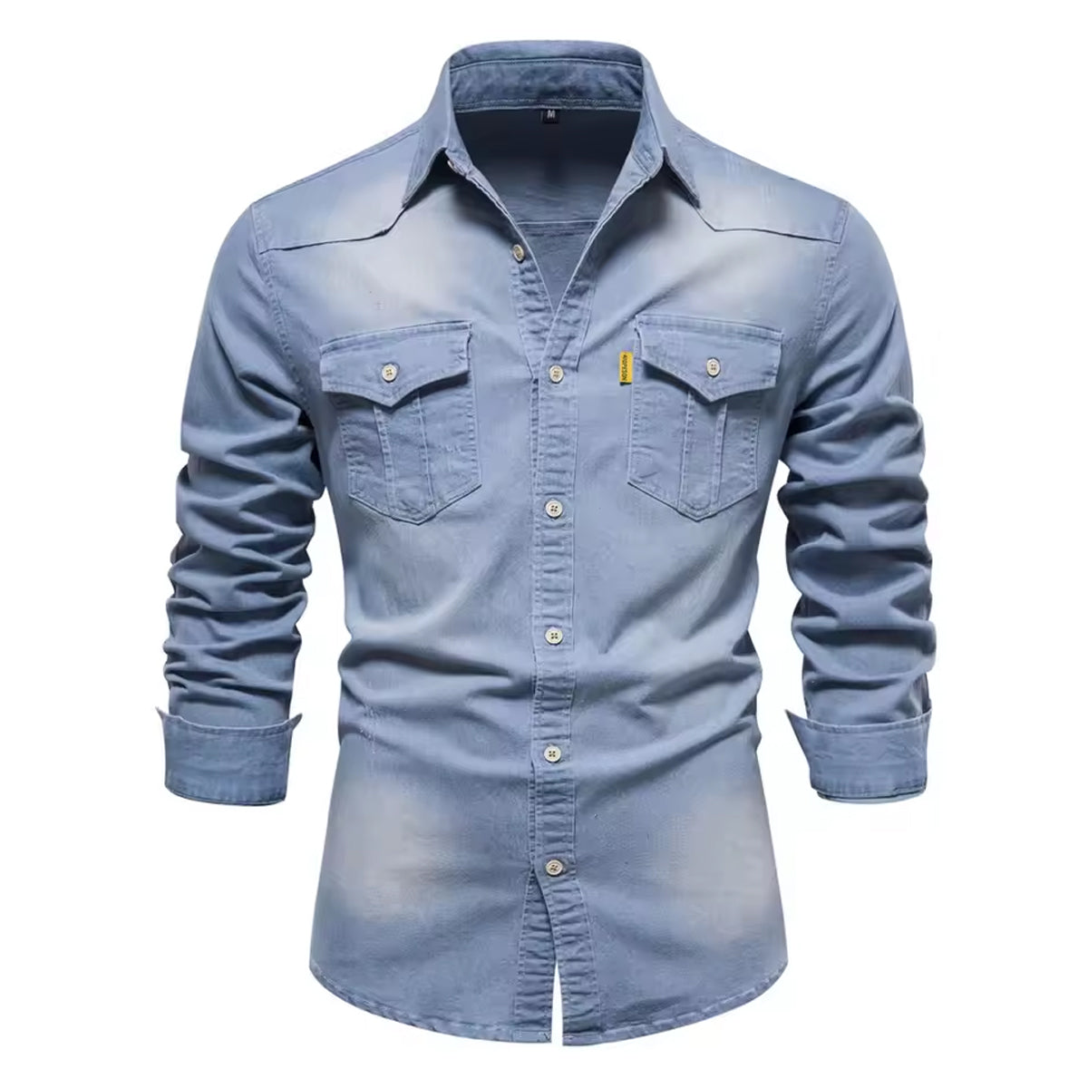 Men’s Denim Shirt Full Sleeve Casual Resort Style