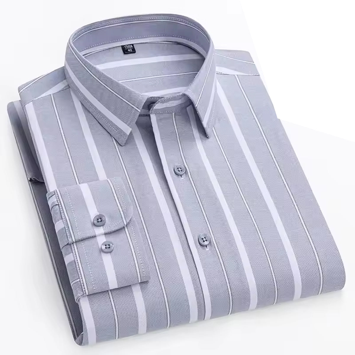 Men's Cotton Blend Striped Shirt – Full Sleeve