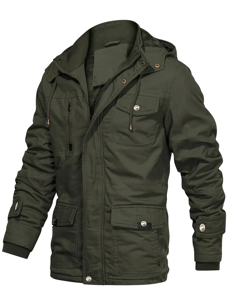 Men’s Heavyweight Winter Jacket – Thermal Insulated Cold Weather