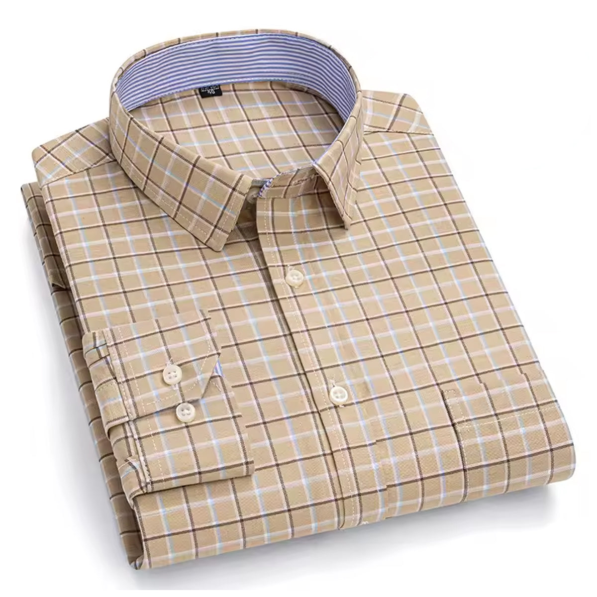 Men's Casual Checked Shirt Soft Fabric