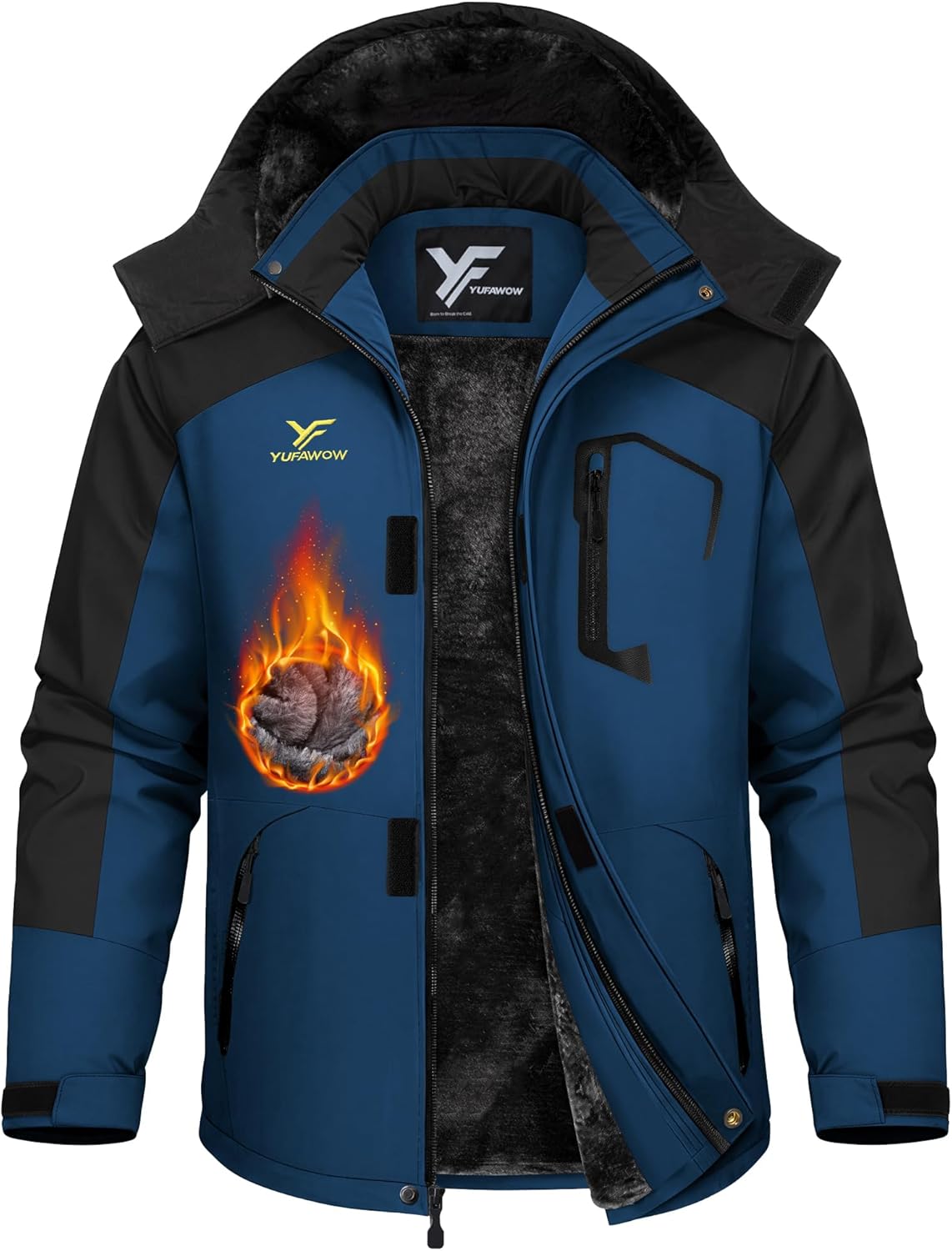 Men’s Heavyweight Winter Jacket – Thermal Insulated Cold Weather