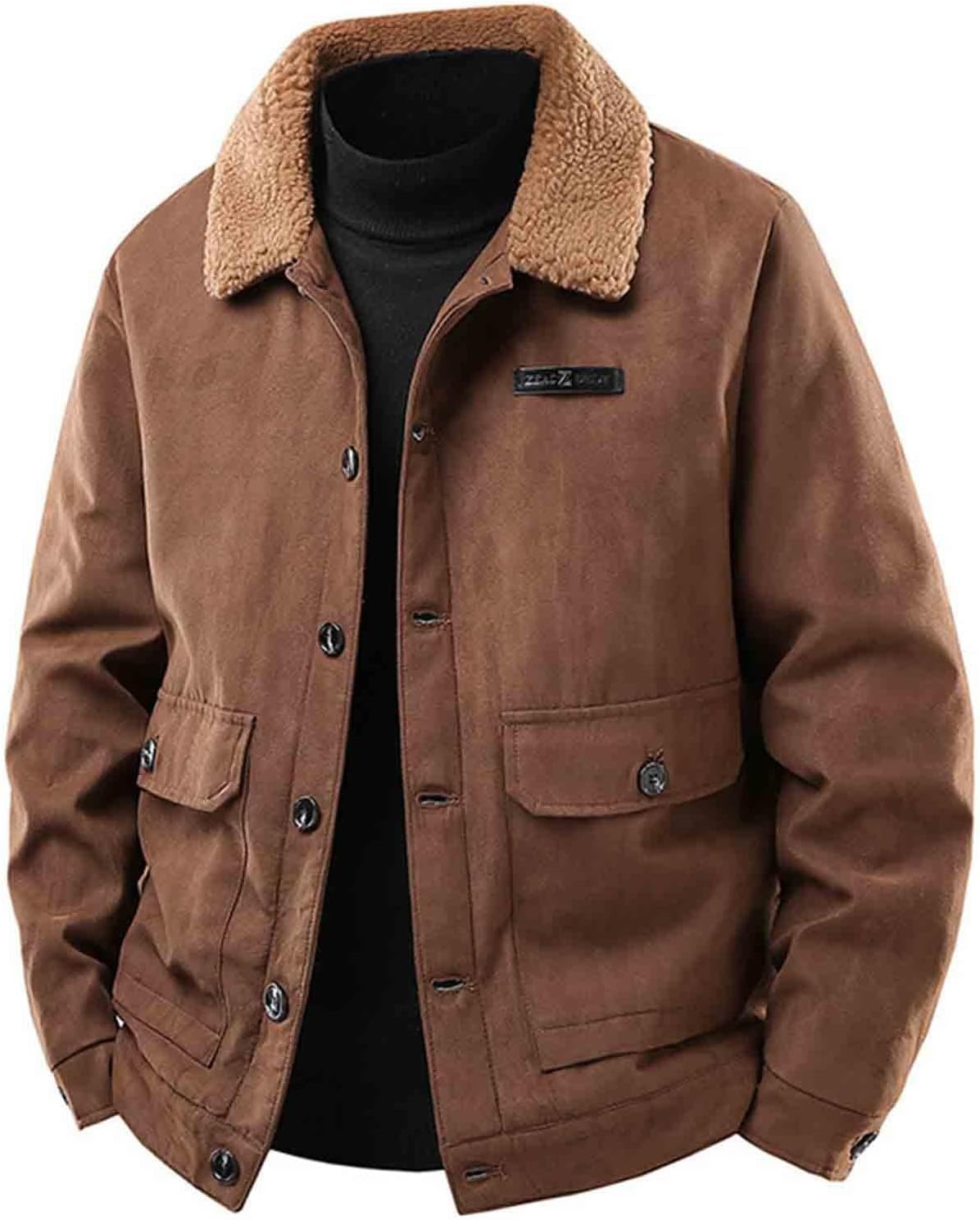 Men’s Heavyweight Winter Jacket – Thermal Insulated Cold Weather