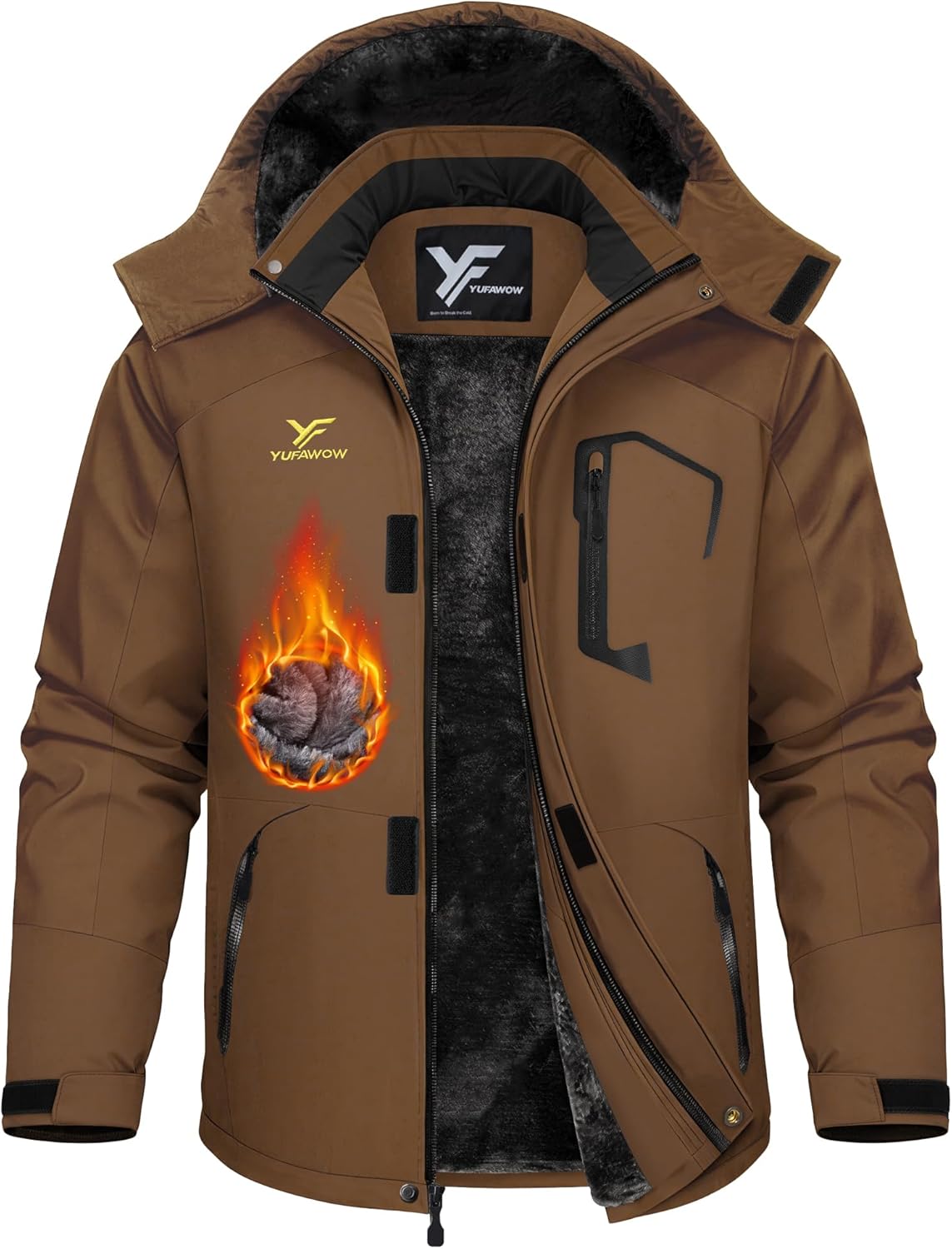 Men’s Heavyweight Winter Jacket – Thermal Insulated Cold Weather