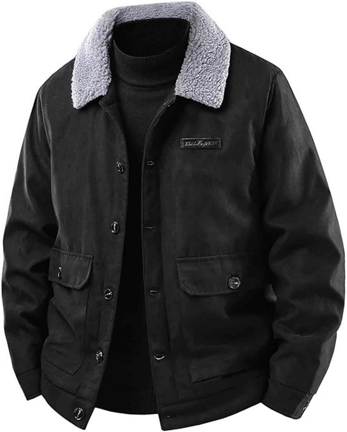 Men’s Heavyweight Winter Jacket – Thermal Insulated Cold Weather