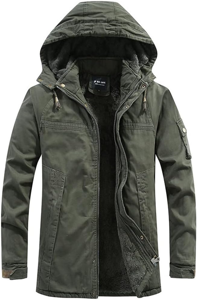 Men’s Heavyweight Winter Jacket – Thermal Insulated Cold Weather