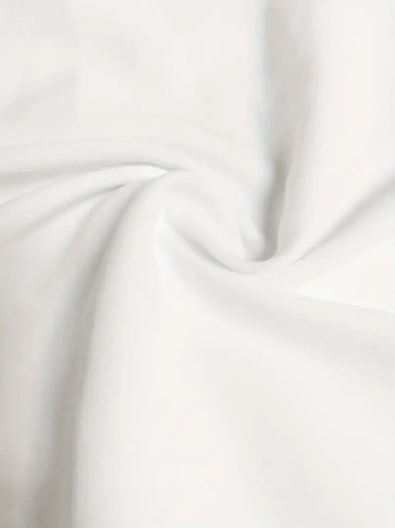 Comfort Chic: White Plus-Size Soft & Comfort material Shirt & Pants Set