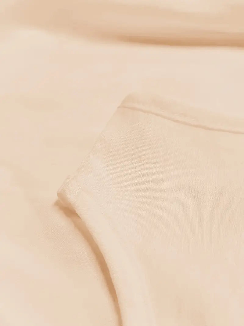 Comfort Chic Cream Colour Plus-Size Soft & Comfort material Shirt & Pants Set