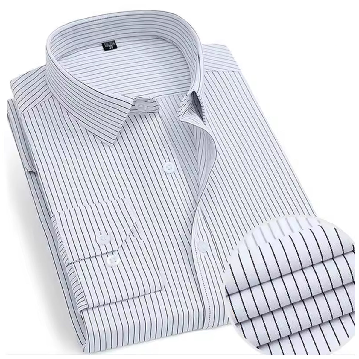 Men's Striped Full Sleeves Cotton Formal Shirt | Stylish Shirt for Men