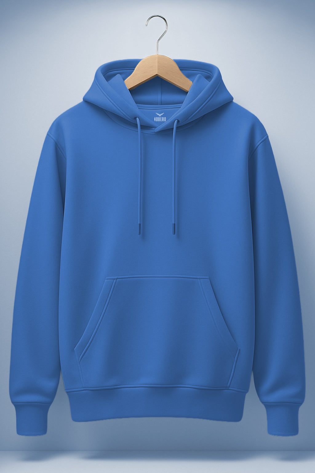 Classic Cotton Rich Hoodies For Men Cobalt Blue