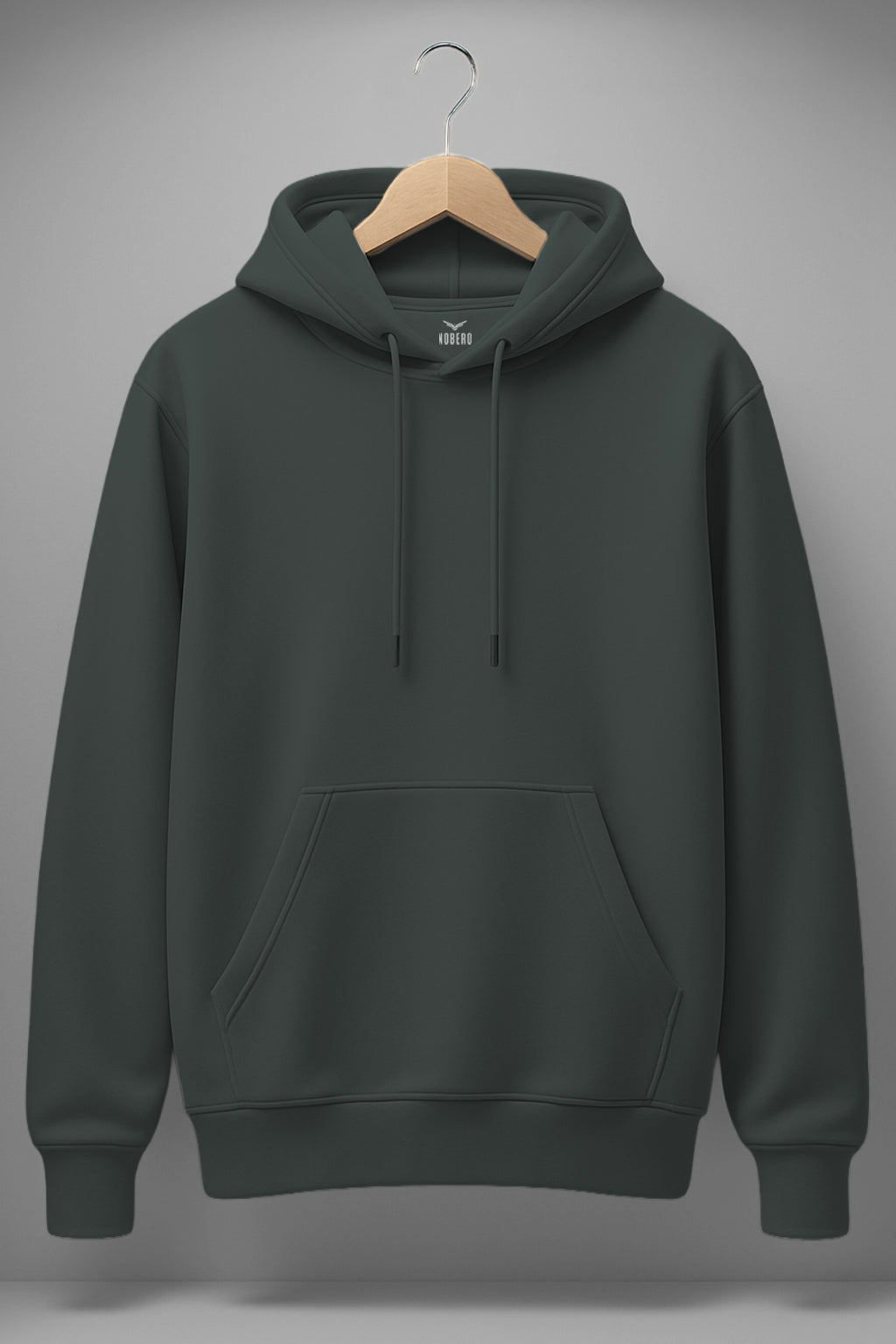 Classic Cotton Rich Hoodies For Men Graphite