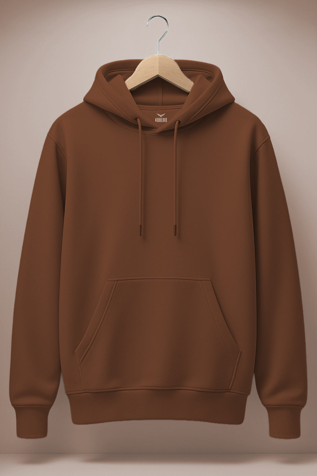 Classic Cotton Rich Hoodies For Men Mocha Bisque